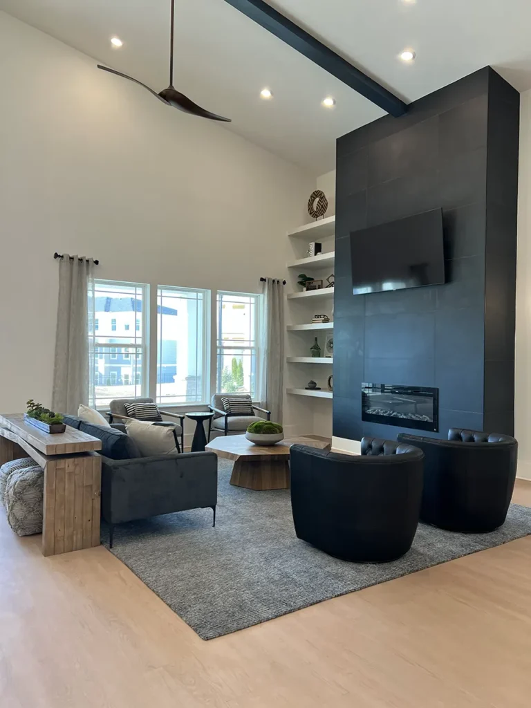 luxury apartment staging in downtown Charleston