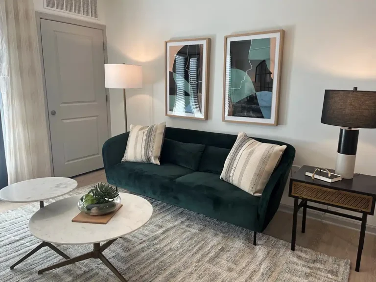 model apartment staging